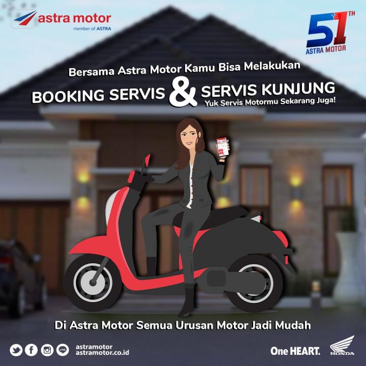 Maksimalkan Pelayanan Ahass Astra Motor Natar Berikan Layanan Service Kunjung & Booking Service